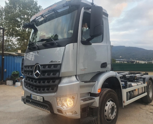 Transporte de materiales de construcción en Barcelona